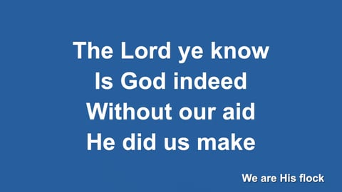 All People That On Earth Do Dwell