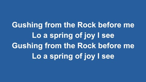 All The Way My Saviour Leads Me