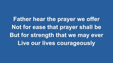 Father Hear The Prayer We Offer