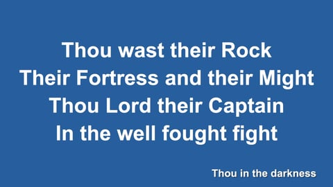 For All The Saints