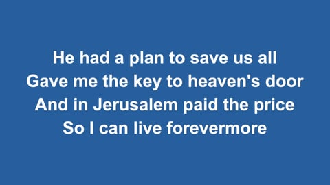 Jerusalem (Forevermore)