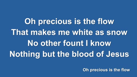 Nothing But The Blood