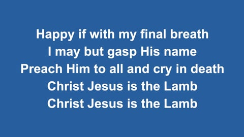Jesus The Name High Over All