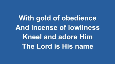 O Worship The Lord In The Beauty Of Holiness