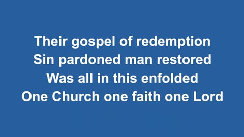 Thy Hand O God Has Guided