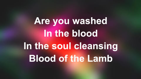 Are You Washed In The Blood (Acoustic)