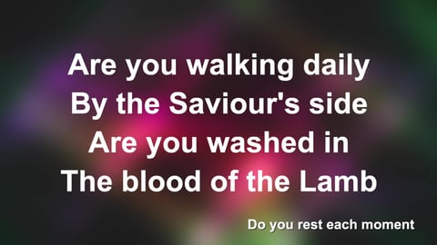 Are You Washed In The Blood (Acoustic)