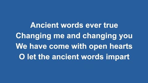 Ancient Words (Acoustic)