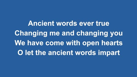Ancient Words (Acoustic)