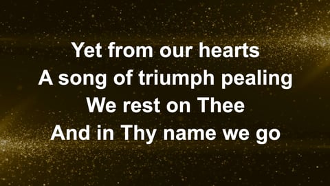 We Rest On Thee