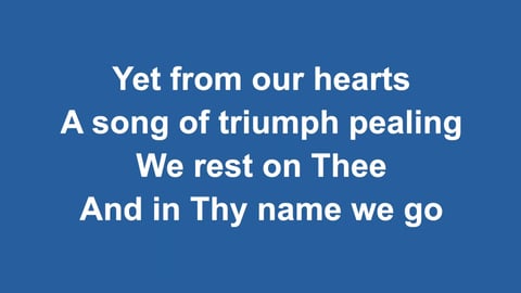 We Rest On Thee