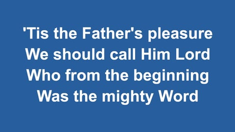 At The Name Of Jesus