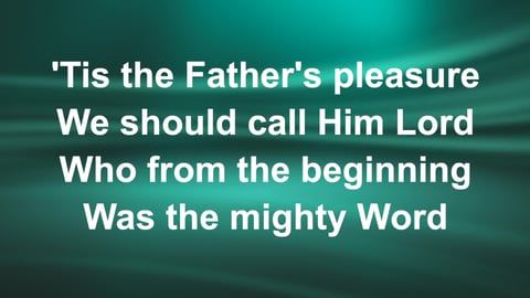 At The Name Of Jesus