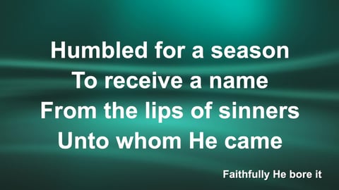 At The Name Of Jesus