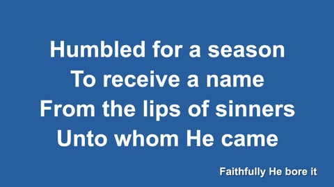 At The Name Of Jesus