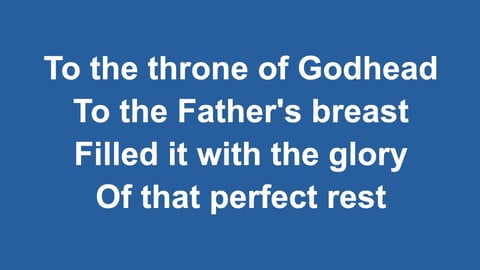 At The Name Of Jesus
