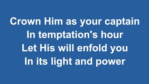 At The Name Of Jesus