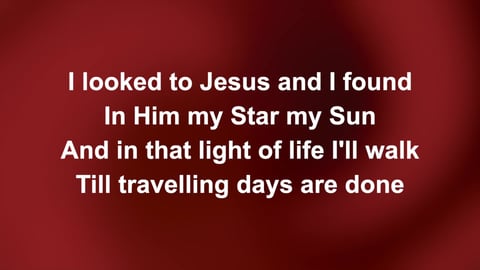 I Heard The Voice Of Jesus Say