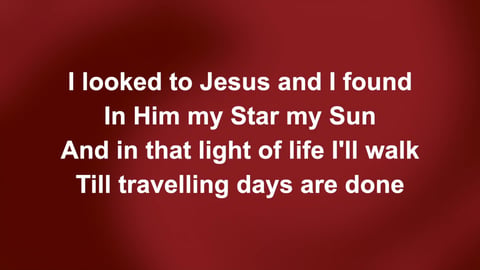 I Heard The Voice Of Jesus Say