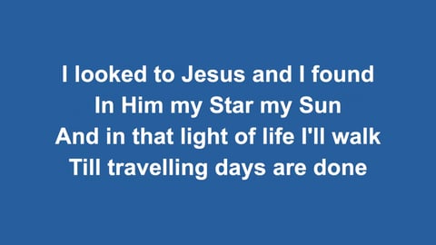 I Heard The Voice Of Jesus Say