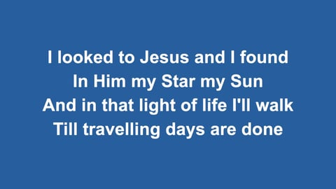 I Heard The Voice Of Jesus Say