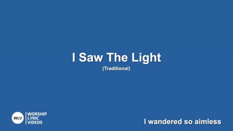 I Saw The Light