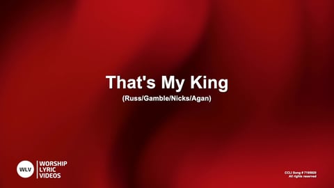 That's My King