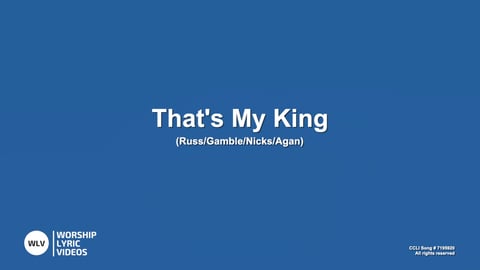 That's My King