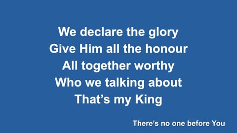 That's My King