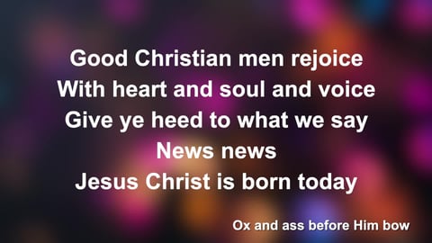 Good Christian Men Rejoice