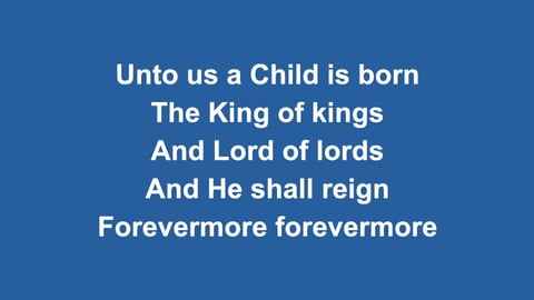 He Shall Reign Forevermore