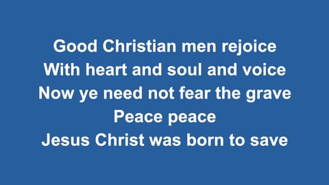 Good Christian Men Rejoice (Acoustic)