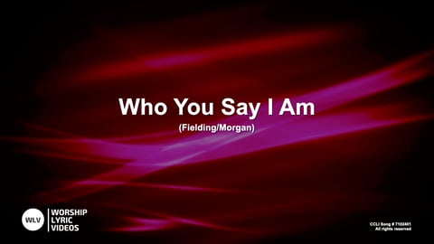 Who You Say I Am (Acoustic)