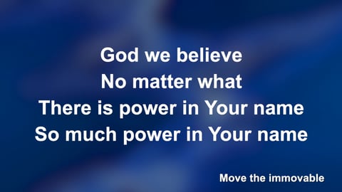 Believe For It