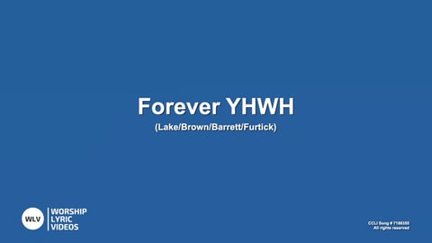 Forever YHWH