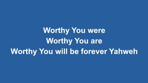 Forever YHWH