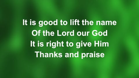 Thanks And Praise