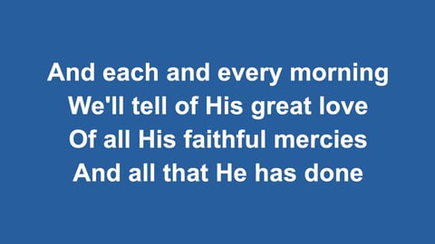 Thanks And Praise