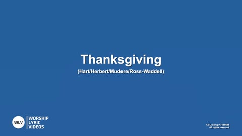 Thanksgiving