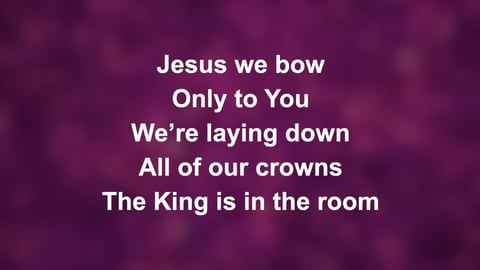 The King Is In The Room