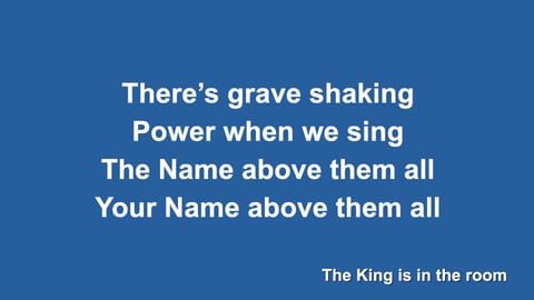 The King Is In The Room