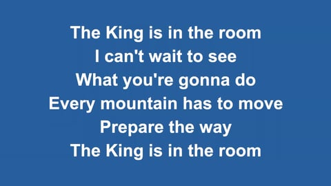The King Is In The Room