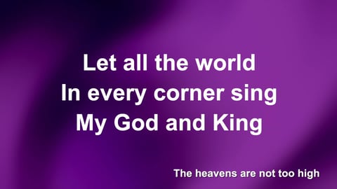 Let All The World