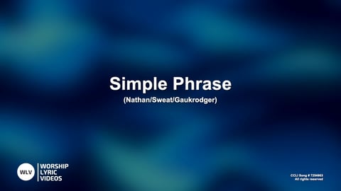 Simple Phrase