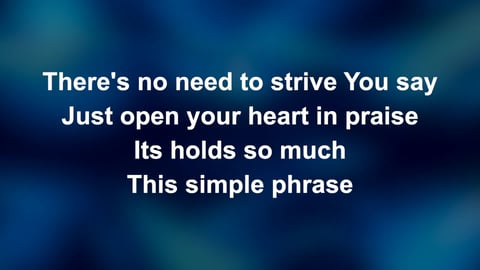 Simple Phrase