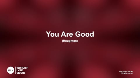 You Are Good (We Worship You)