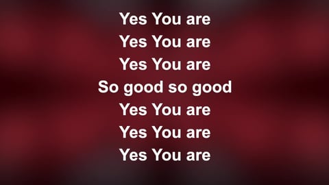 You Are Good (We Worship You)