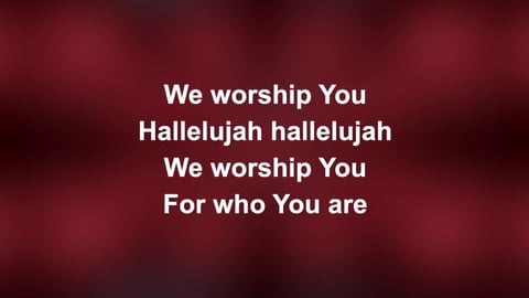 You Are Good (We Worship You)