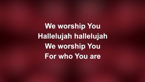 You Are Good (We Worship You)
