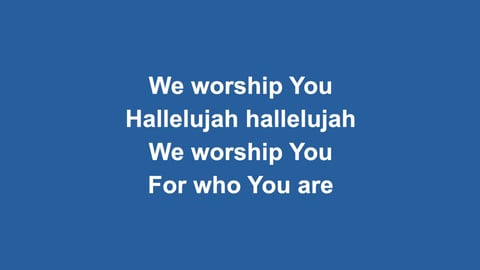 You Are Good (We Worship You)
